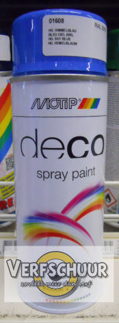 MOTIP Color Spray HG 400ml 01608 RAL5015 HEMELBLAUW