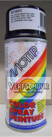 MOTIP Color Spray HG 150ml 021602 RAL 9005 DIEPZWART