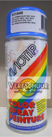 MOTIP Color Spray HG 150ml 021608 RAL 5015 HEMELBLAUW