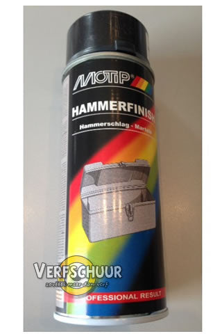 MOTIP Hamerslag spray 400ml 04017 ANTRACIET