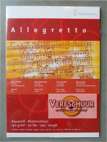 Allegretto watercolourpad 150gr DIN A3 10628011