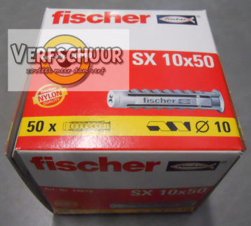 Universele plug met kraag Ficher SX10 - 70010 - 50st