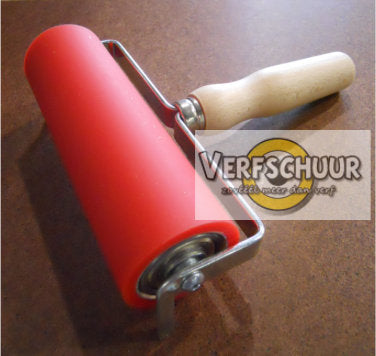 ABIG Semiprof Inkt en drukroller houten handvat met kogellager 150mm d50mm 130610