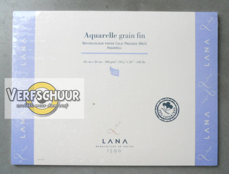 Aquarelle grain fin watercolour paper 42x56cm 300gr/m² 15023543