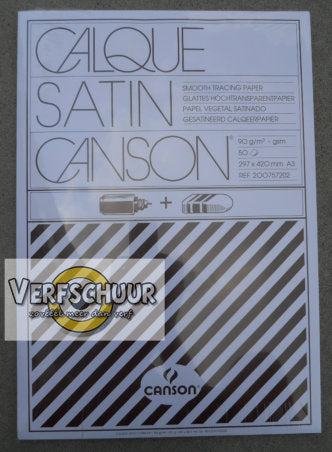 Canson calque satin papier 90g/m² a3 50st C200757202