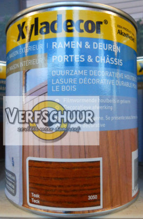 XYLADECOR RAMEN & DEUREN 3050 TEAK 0.75L