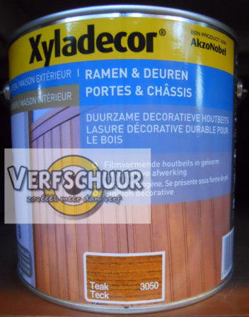 XYLADECOR RAMEN & DEUREN 3050 TEAK 2.5L