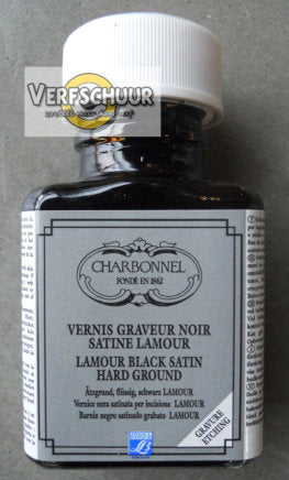 Charbonnel Lamour vernis zwart satin 75ml 331277