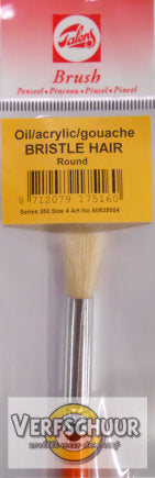 Talens olie acryl gouache ronde tamponneerkwast varkenshaar serie 350 nr. 4  90935004