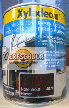 XYLADECOR RAMEN & DEUREN UV-PLUS 4070 NOTENHOUT 0.75L