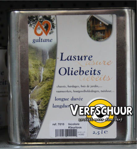 Oliebeits kleurloos 7010 2.5L