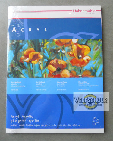 Acrylic Paint Board 360gr/30x40cm 10vel 10628141