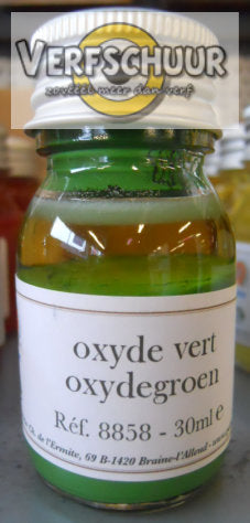 Pigment waterbasis oxydegroen 30ml 8858