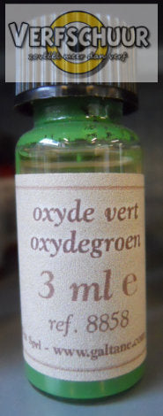 Pigment waterbasis oxydegroen 3ml 8858