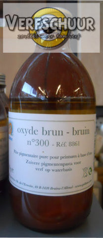 Pigment waterbasis Oxydebruin 300ml 8861