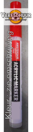 Amsterdam Acrylic marker 2-4mm Pyrrolerood 315 17543150