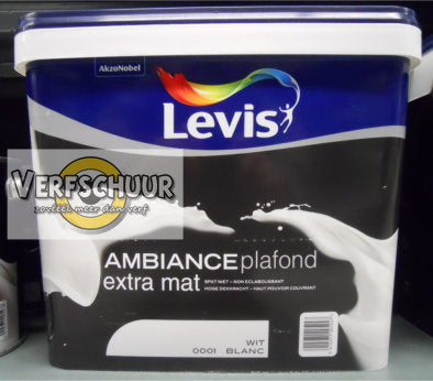 LEVIS AMBIANCE PLAFOND - WIT - 1 - 5l.