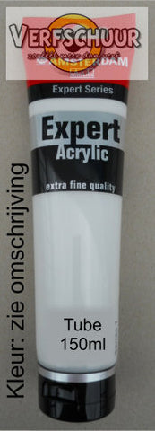 Amsterdam Acrylverf Expert kleur:701 (tube 150 ml Ivoorzwart) serie:1