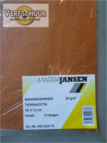 Bananenpapier 35gr 50X70 Terracotta 463.332-73