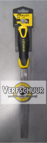 Blokvijl bastaard 200mm met pvc hecht - Stanley 0-22-441