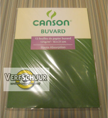 Canson buvard 12st 125g/m² 16x21cm C200002787