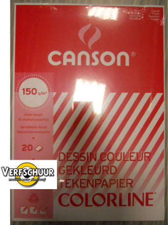 Canson dessin couleur 150g/m² 20v a4 C204337252