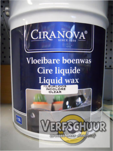 Ciranova vloeibare boenwas kleurloos 5L