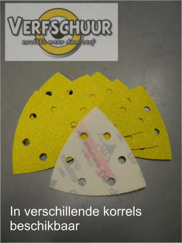 EINDE STOCK Strips driehoek 6 gaten rond 1960 siarexx 280 90x94mm d109 1 blad EINDE STOCK