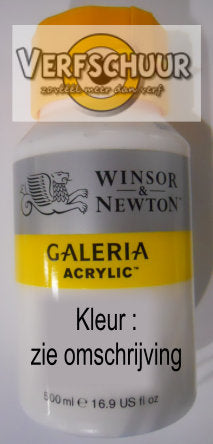 W&N. ACRYLIC "GALERIA" 500 ML. pale lemon 434 2150434
