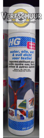 HG water, olie, vet & vuil dicht voor textiel 300ml