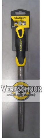 Halfronde vijl halfzoet 200mm met pvc hecht - Stanley 0-22-456