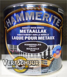 Hammerite Hamerslaglak zwart 250ml