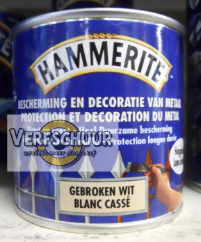 Hammerite Hoogglanslak gebroken wit 250ml