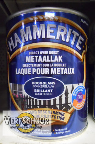 Hammerite Hoogglanslak donkerblauw 750ml