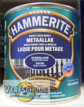 Hammerite Metaallak Zijdeglans donkerblauw 250ml