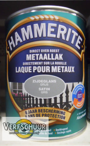 Hammerite Metaallak Zijdeglans grijs 750ml