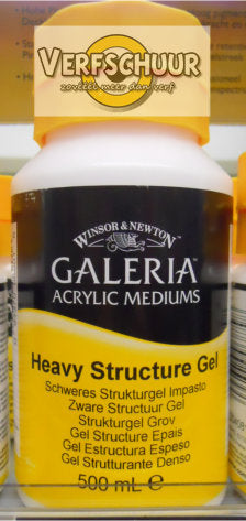 W&N. GALERIA ACRYLIC Heavy Stuctrure GEL 500 ML.