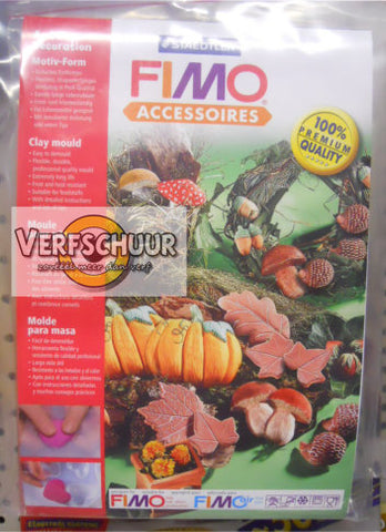 Fimo vorm voor klei - herfstdecoraties 8742 31