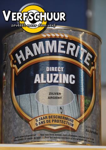 Hammerite Direct aluzink Hoogglans zilvergrijs 750ml