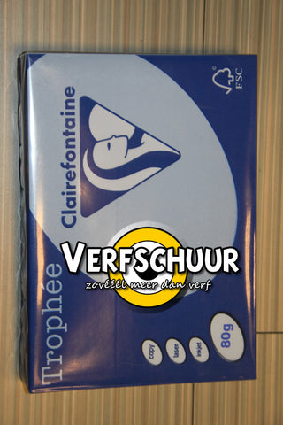 Clairefontaine Trophée A4 80gr 500v helblauw