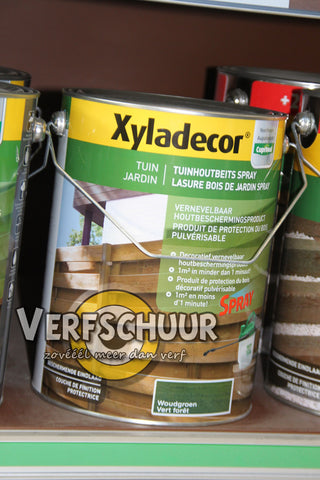 XYLA TUINHOUTBEITS SPRAY WOUDGROEN 5L