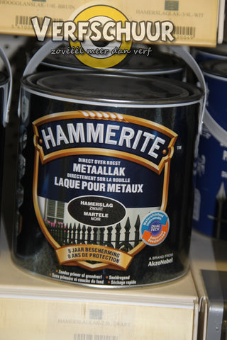 Hammerite Hamerslaglak zwart 2.5L