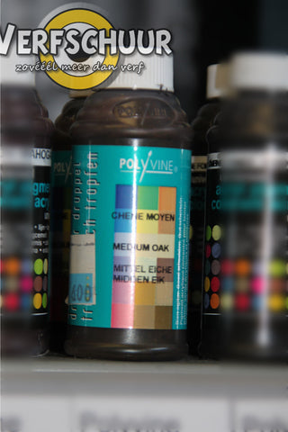 Polyvine Pigment acryl 50gr midden eik