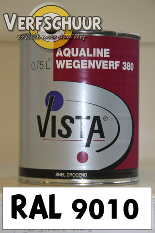 Vista Aqualine wegenverf 380 ral9010 0.75L