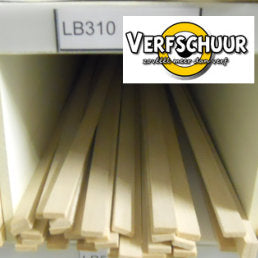 Balsa ligger rechthoek 1000x3x10mm LB310