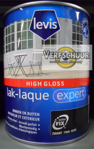 LAK EXPERT HIGH GLOSS - ZWART - 7900 - 1l.