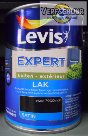 LAK EXPERT SATIN - ZWART - 7900 - 1l.