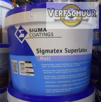 SIGMATEX SUPERLATEX MATT WIT 10 L