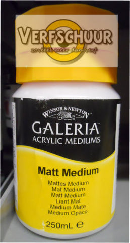 W&N. GALERIA ACRYLIC Matt MEDIUM 250 ML.3040821