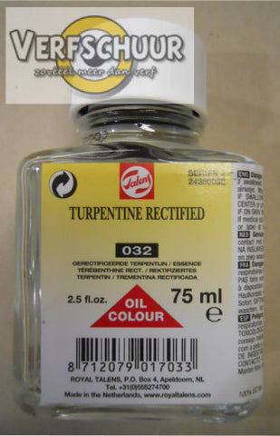 Talens Gerectificeerd terpentijn 032 flacon 75 ml